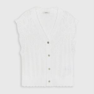 [클라비스]물결 스카시 오픈 베스트 (CVVKC3701S-T)