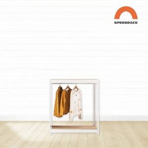[스피드랙]스피드랙 행거 W400XD600XH900X2단X행거봉1개 드레스