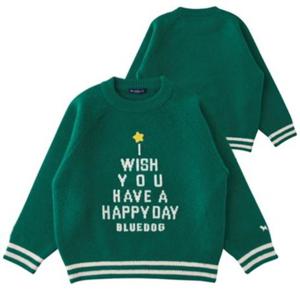 [블루독8-키즈] 그린 레글런트리스웨터 울니트 크리스마스 티셔츠 두돌선물 초등학생 25C7530001