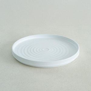 이천도자기 흰여울 회오리 접시 2호 27.5cm 식기 그릇 플레이트 대접시 접시 백자접시 한정식접시 도자기접