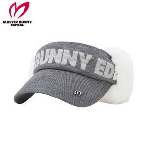 [마스터바니] 여성 퍼 이어워머 니트 바이저