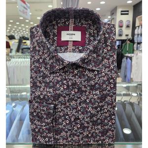 [레노마셔츠]기모 플라워 일반핏 긴소매RNWSG1056DG_GN