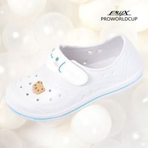 [프로월드컵]PWX키즈 시나모롤 화이트 실내화(WT)