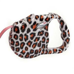 애견리드줄 프리고 패션 자동줄 캣 레오파드 강아지 애견 리드줄 강아지줄