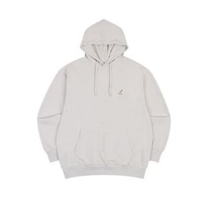 캉골후드티 CQK KQFC-HY51500EC 로고 패치 후디 5150 에크루