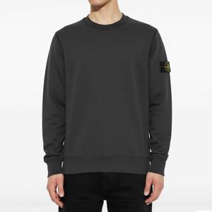 스톤아일랜드 오가닉 코튼 플리스 맨투맨 다크그레이 K2S156100060 S0051 V0062 25F