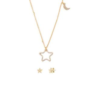 코치 여성 목걸이 귀걸이 세트 518490 GLD 110