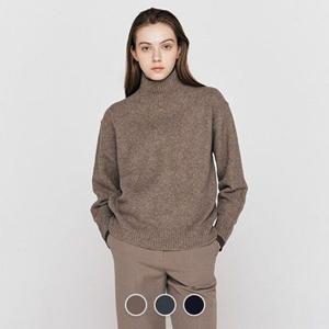 지오다노 355921 여성 겨울 반목 하프넥 폴라 니트 스웨터 05355921