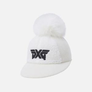 피엑스지골프모자 UQC PHWPW8503-01 WOMEN WINTER BOUCLE 폼폼 캡