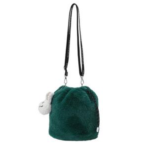 파리게이츠골프가방 NQC 521D4BG002_GN 여성 스마일 바니 키링 u0026 퍼 버킷백