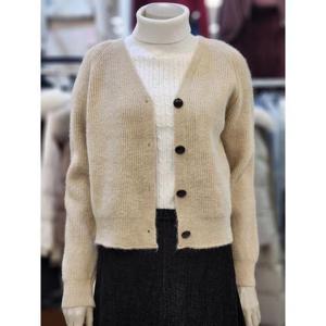 SOUP 세이브존07 V넥 버튼 니트 가디건 SBAGD331