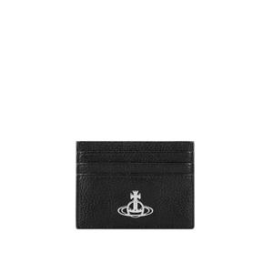 25FW 비비안웨스트우드 54030006W S000D N403 사피아노 플랫 카드지갑 블랙
