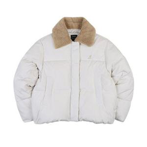 캉골자켓 CQK KQFW-JP81670IV 우먼스 디테처블 칼라 점퍼 8167 아이보리