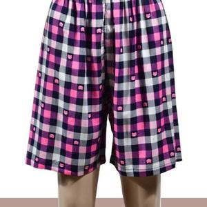 시원한 허리밴딩 여성 5부파자마 바지 부드러운잠옷