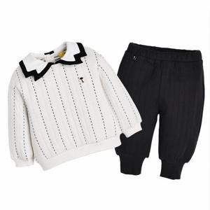 [모이몰른]유아 타피오카 삼중지 상하복 세트 M244STB29P