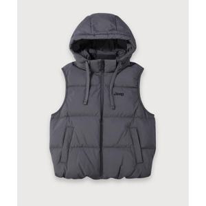 [지프](남녀공용)탈부착 후드 다운베스트(JQ4JPU692)