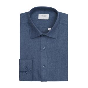 [레노마(셔츠)][레노마셔츠]기모 시티 스트라이프 슬림핏 긴팔셔츠 ROWSL0-010NY