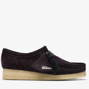 클락스 왈라비 브라운 슬레이트 스웨이드 여성 로퍼 26179158