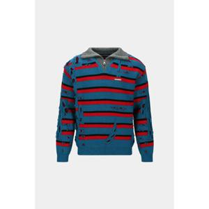 앤더슨벨 스웨터 atb1331m BLUE RED DOM