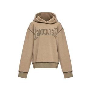 25 FW 메종마르지엘라 슬로건 자수 후드티 S52GU0243M20126 TP444919335
