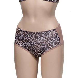 호피무늬 인견 햄라인 맥시 여자삼각팬티