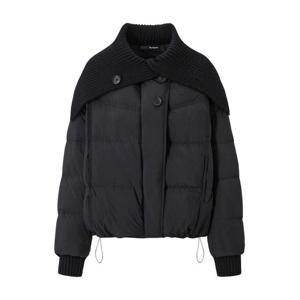 [보니스팍스]니트 카라 배색 하이 웜 패딩 점퍼(XP4JJ026L0)