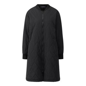 [나인식스뉴욕]퀼팅 집업 트임 양털 롱 패딩 점퍼 (NP4JJ015L0)