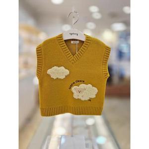 아가방 세이브존03 아가방 옐로우 레오 니트조끼 A01Q721302GA