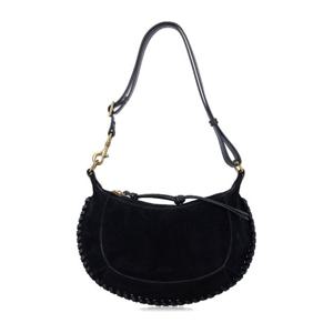 이자벨마랑 브레이디드 엣지 스웨이드 오스칸 문 숄더백 PP0003