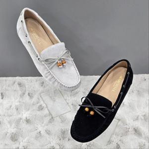 [탠디]리본 비즈 캐주얼 로퍼 X2HS52DD19 LGRAY BLACK 3DC JJ