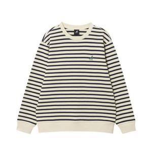 캉골긴팔티 CQK KRFC-RT17840OW 클래식 로고 스트라이프 스웨트셔츠 1784 오프화이트