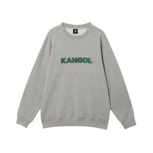 캉골긴팔티 CQK KRFC-RT17810MY 워드 로고 스웨트셔츠 1781 멜란지그레이