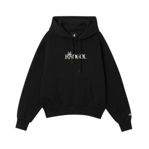 캉골후드티 CQK KRFW-HY51660BK 우먼스 플라워 레터링 후디 5166 블랙