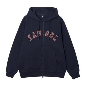 캉골후드집업 CQK KRFC-ZU51410NV 레터 집업 5141 네이비