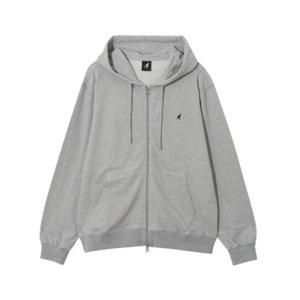 캉골후드집업 CQK KRFC-ZU51430MY 싱글 후드 집업 5143 멜란지그레이