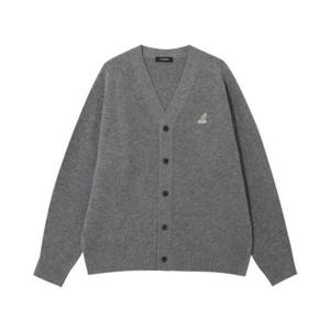 캉골자켓 CQK KRFC-KN19050GY 클래식 브이넥 가디건 1905 그레이
