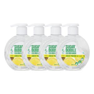[뷰티 (기타)]슈가버블 주방세제 레몬크러쉬 470ml x4