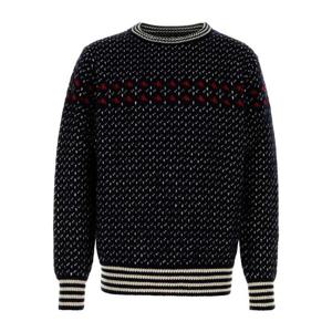 마무트 자수 울 크루넥 스웨터 101407060 0829