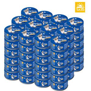 사조 러브잇 맛있는캔 참치치킨 160g 72개 레드라벨 고양이간식