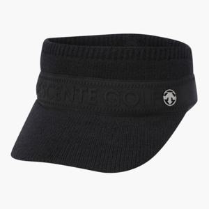 데상트골프모자 VQA DQ42WFSVO1-BLKG 여성 니트 선바이저 / BLACK