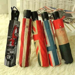 모던플래그 4단 자동열림 반자동접이식 우산