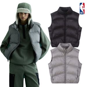 NBA 남녀공용 루즈핏 ESSENTIAL 경량 오리털 조끼패딩 다운베스트 N254TV010P