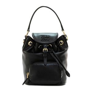 미우미우 가죽 드로우스트링 백팩 5BZ045VOOM 2CRW F0002