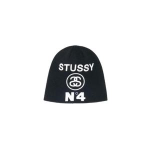 Stussy스투시 스컬캡 넘버 4 블랙 1321230