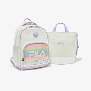 휠라백팩 KQC FK3BEH1002F-CRM 휠키웨이 문빔 책가방 세트