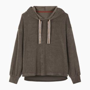 [베네통]테리 스트랩 후드 티셔츠BATS93611