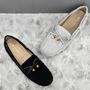 [탠디]리본 비즈 캐주얼 로퍼 X2HS52IH19 LGRAY BLACK 4DC JJ