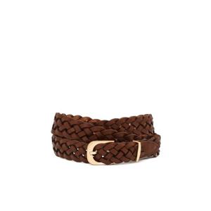 헤지스레이디스  (HSBE6B102) 위빙 벨트 브라운