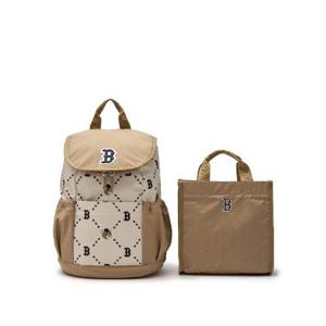 MLB백팩 JQT 7ABKC015N-43BGD 다이아 모노그램 모노베어 배색 소풍가방 보스턴 레드삭스