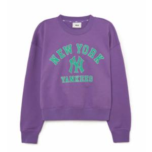 MLB 여성 바시티 크롭 맨투맨 OO 3FMTV0234 50LDD